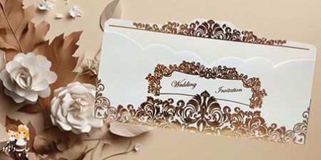 کارت عروسی 256 سفید