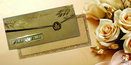 کارت عروسی 380 طلاکوب گراف