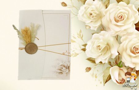 کارت عروسی 141 گل و موم