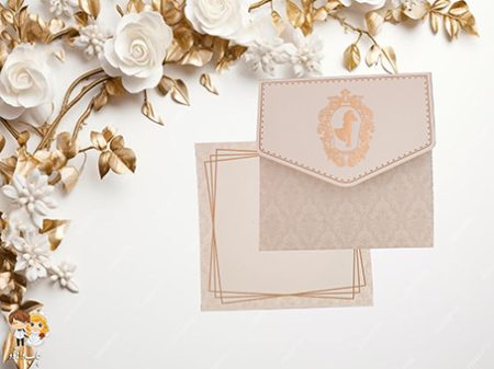 کارت عروسی 512 پاکتی کرم