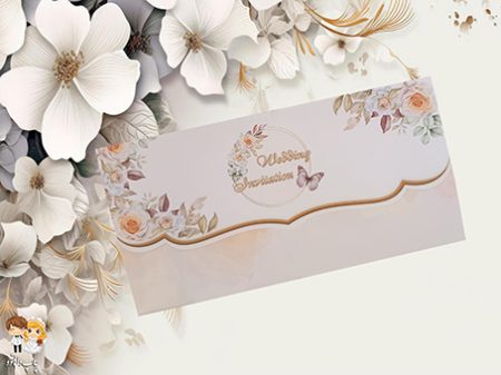 کارت عروسی 471 سفید