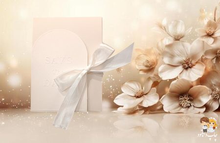 کارت عروسی 001روبانی کرم